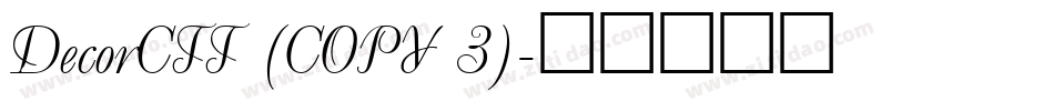 DecorCTT (COPY 3)字体转换